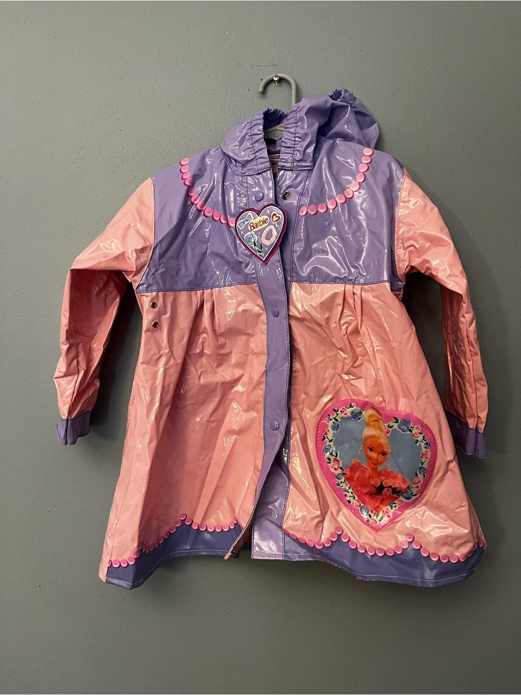 Vintage 1996 Barbie Rain Jacket